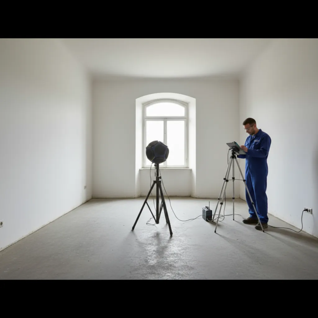 On-site sound insulation test across a separating wall